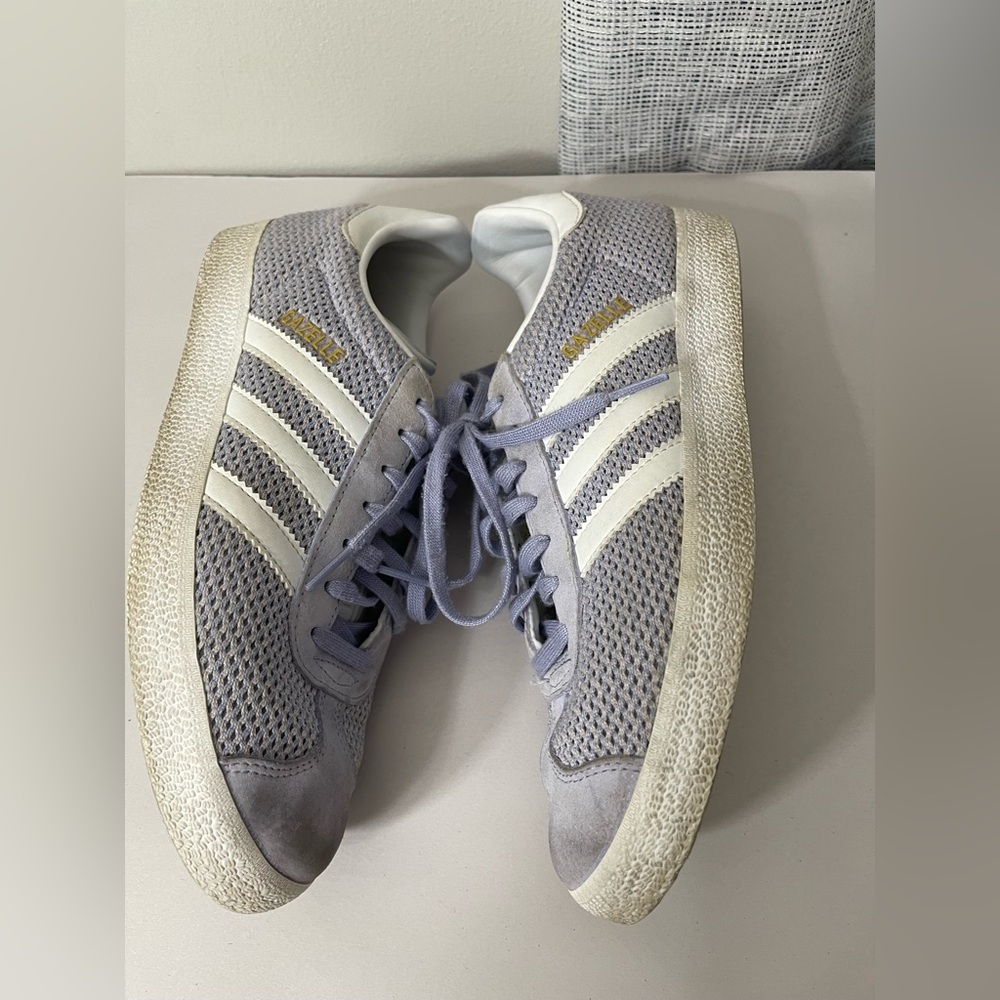 Adidas Gazelle Light Lilac Mesh Sneakers US 8.5 - Picture 2 of 6